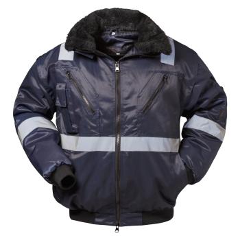 4-in-1 Pilotjacke mit Reflexstreifen "Rognan"